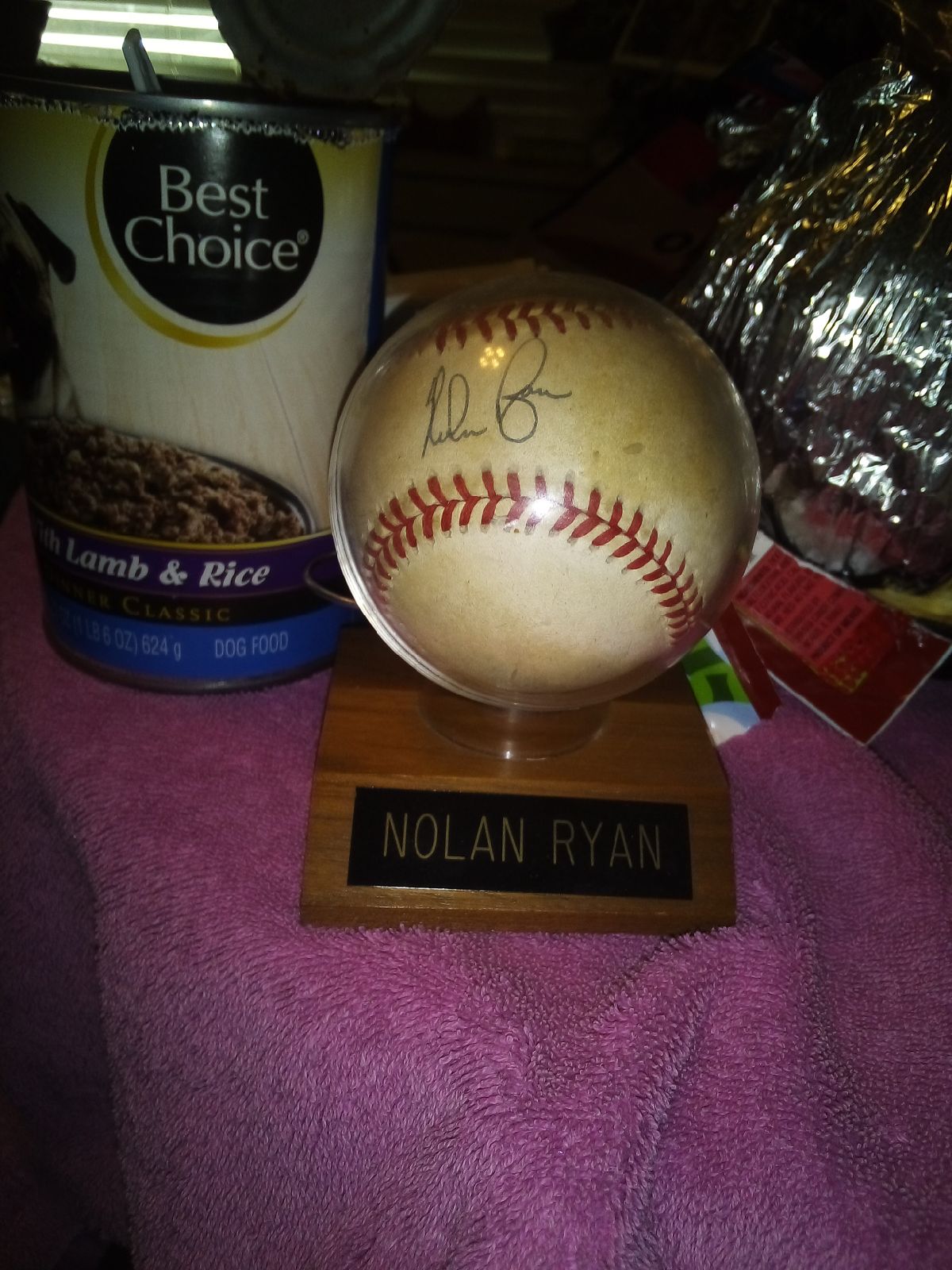 Nolan ryan autographed