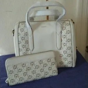 Fossil Sydney logo satchel and wallet