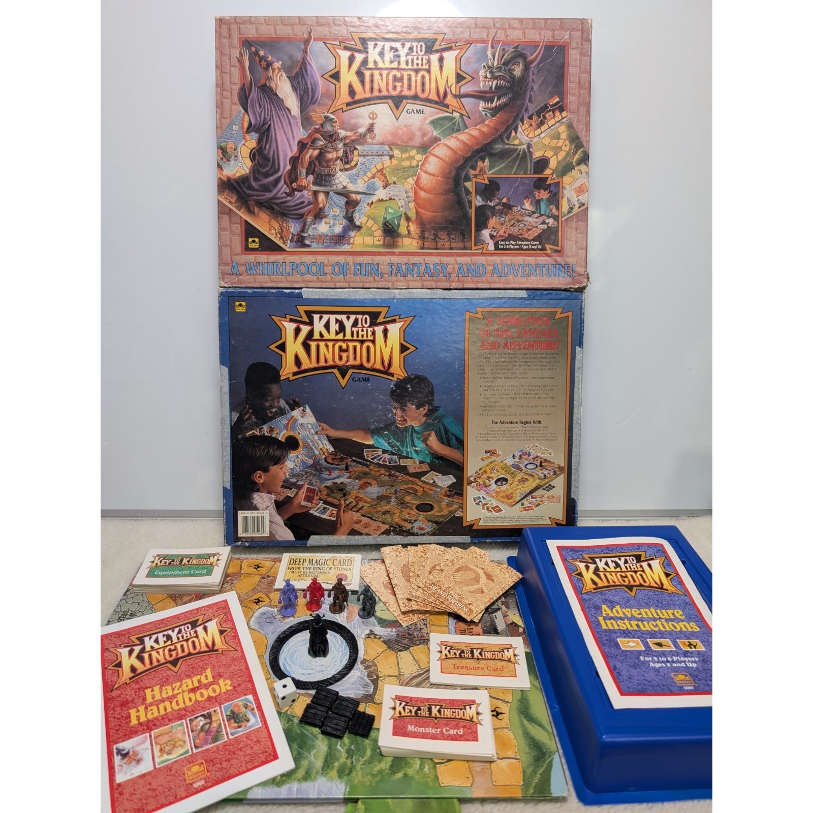 Key to the Kingdom Board Game 1992 Golden Almost Complete Dungeons And Dragons