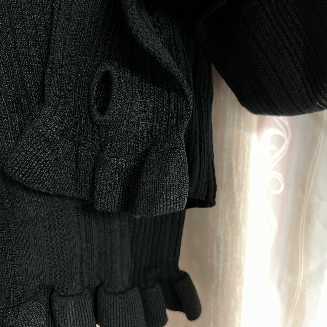 New ANDMARY Crochet Frill Knit Tops
