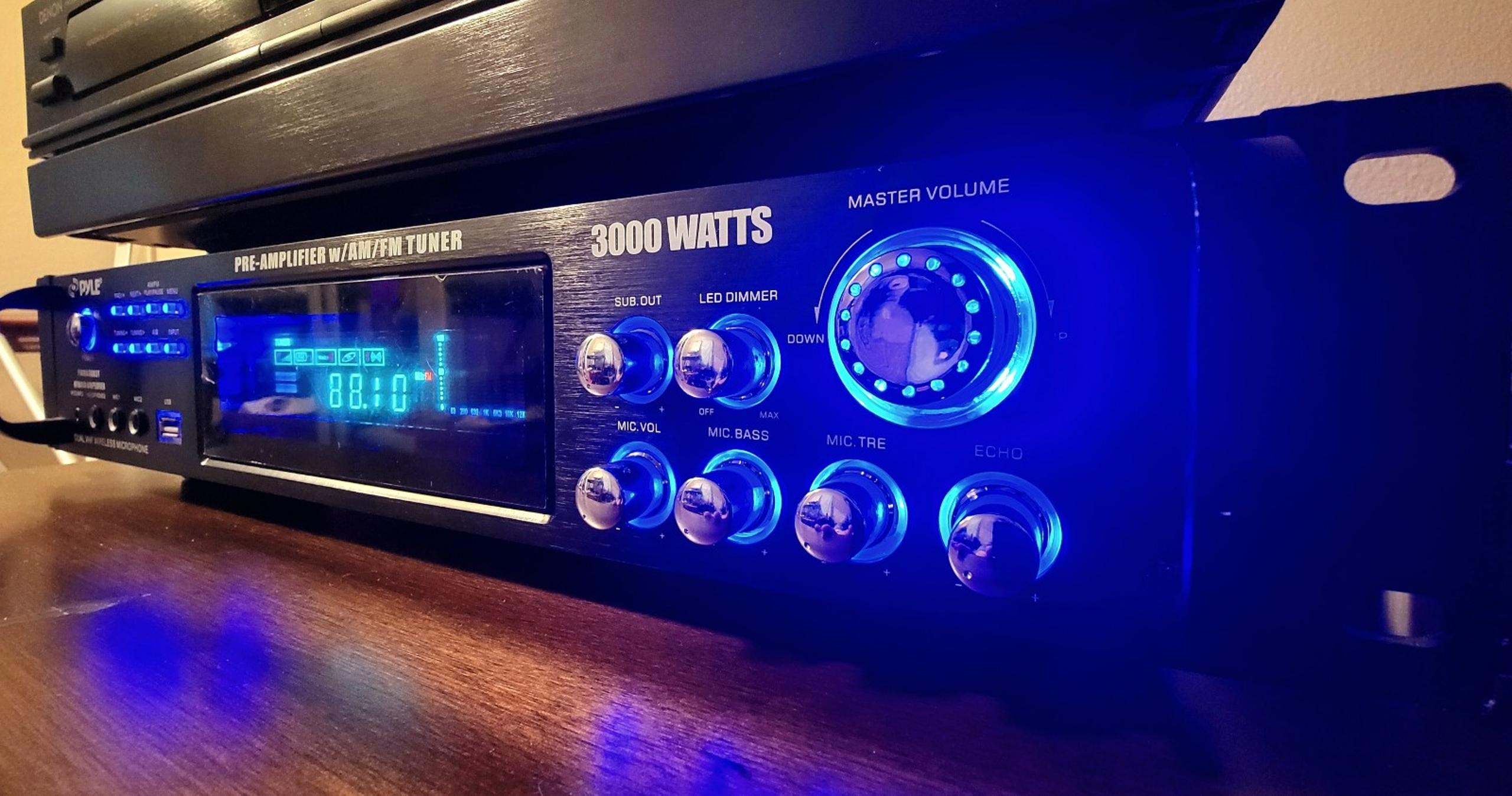 Pyle Pro PWMA3003T 3000 Watt Pro Rackmount Hybrid Preamp