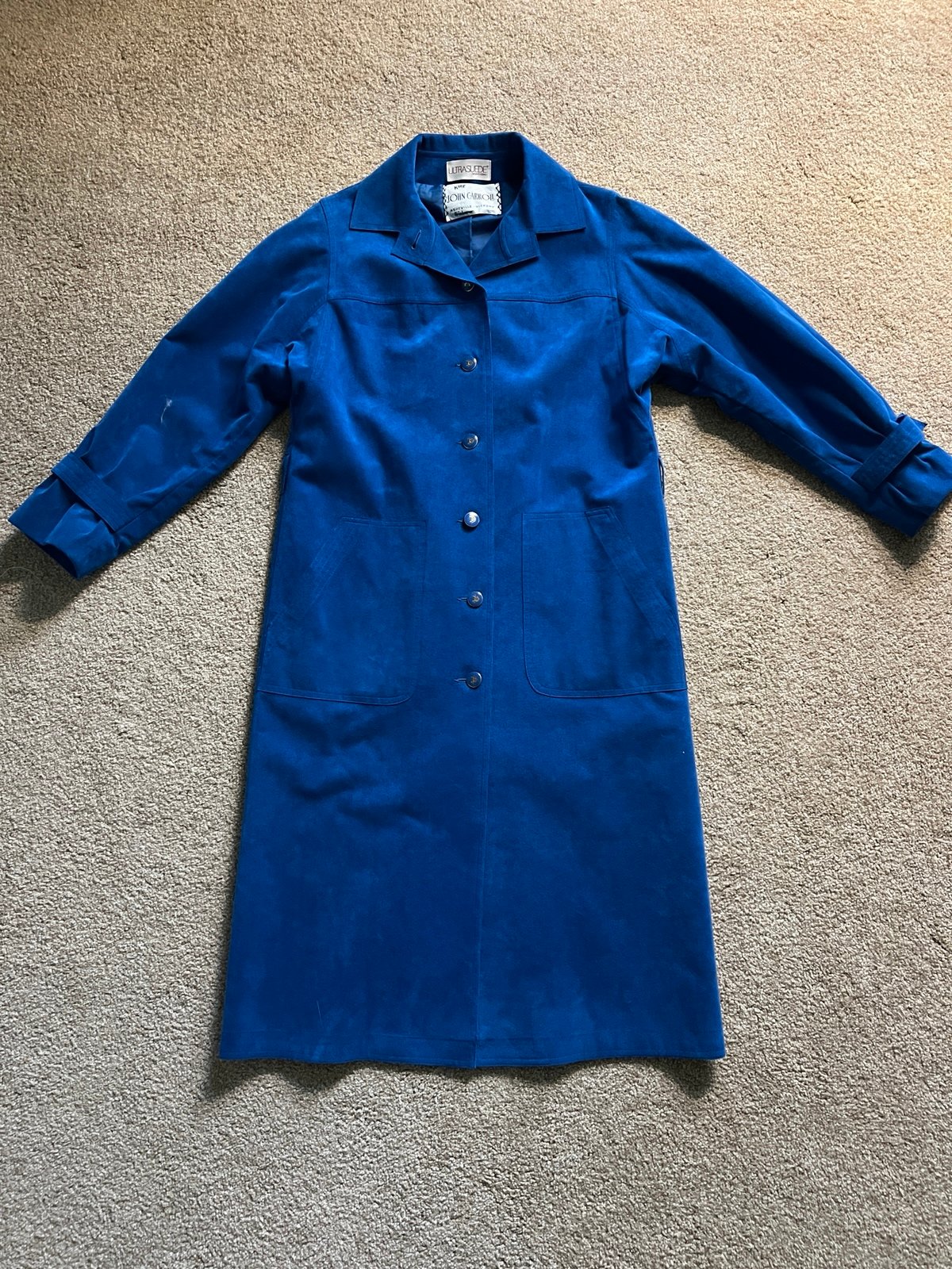 VTG Ultrasuede John Carroll Blue Coat