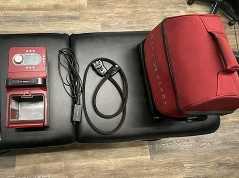 Game Ready 2.1 Pro + Carry Case + Hose + Power Cord.