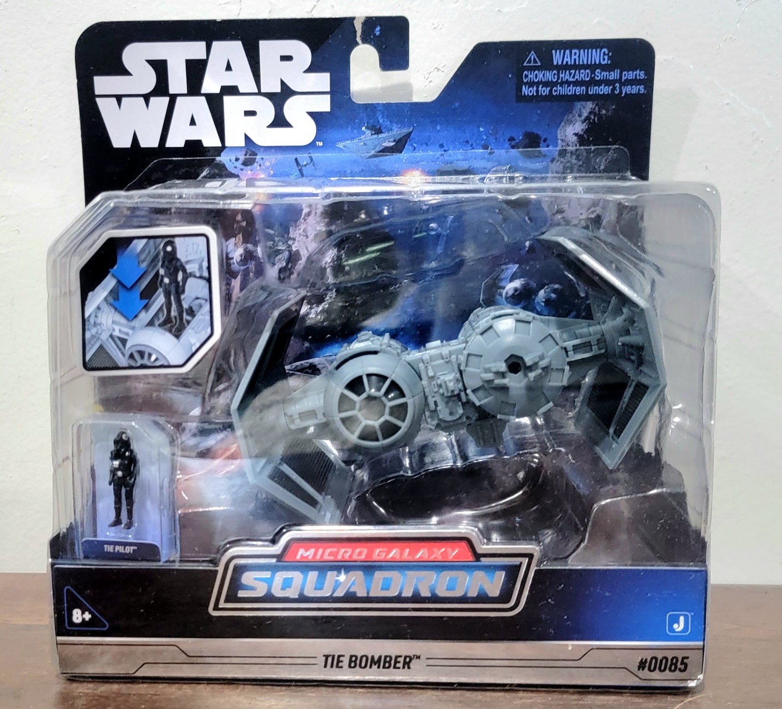 STAR WARS Micro Galaxy Squadron TIE Bomber - 5-Inch Starfighter Class Vehicle