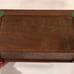 Vintage Mid Century Dresser Top Valet Wood Box With Two Drawers