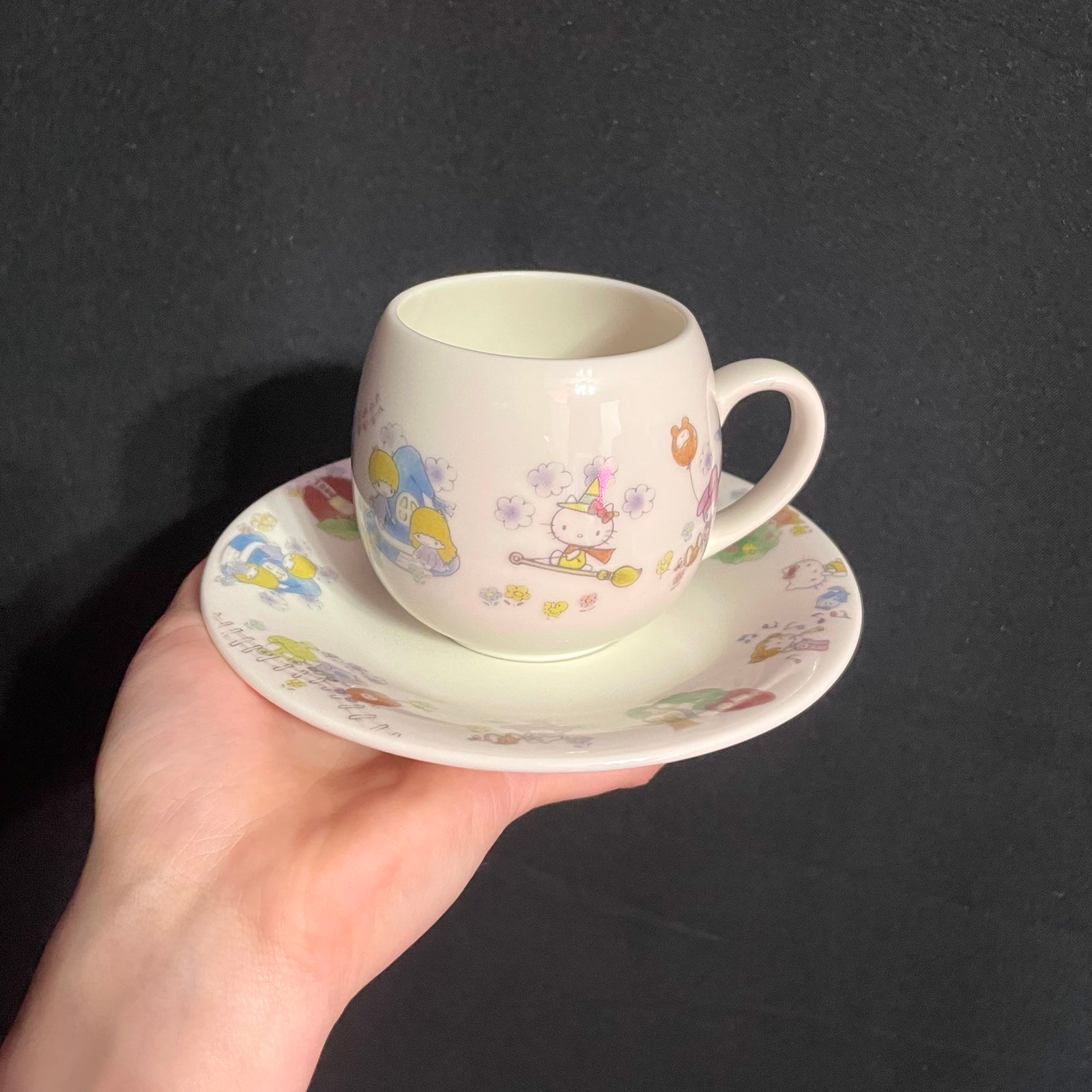 Rare—2016 Official Japan Sanrio Characters Ceramic Teacup Set