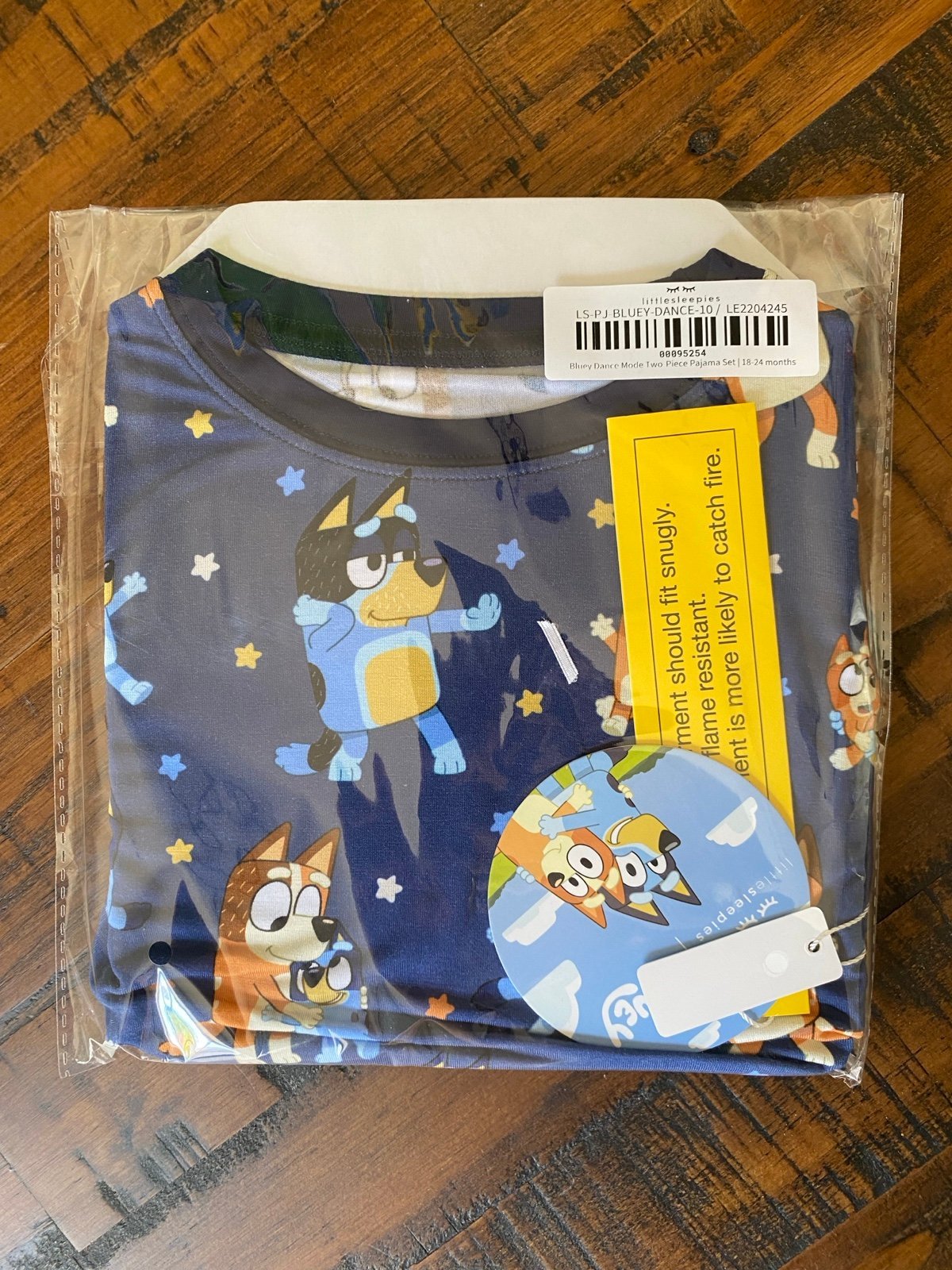 Little Sleepies Bluey 2 Piece Set