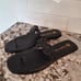 Tory Burch Tiny Miller Thong Sandals Perfect Black Women's SZ 8 M