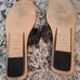 Tory Burch Tiny Miller Thong Sandals Perfect Black Women's SZ 8 M