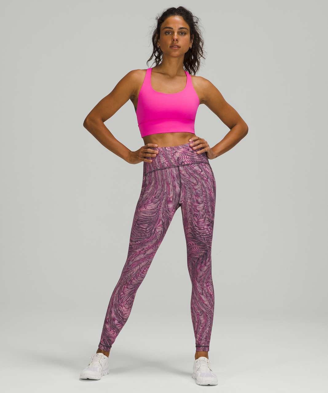 Lululemon Swift Speed HR Tight 28 size 2 Dimensional Sonic Pink Multi DSPM