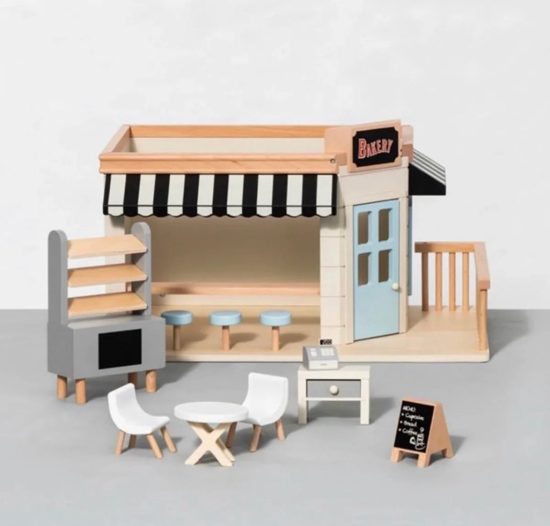 New Hearth and Hand With Magnolia Wood Kid’s Bakery Set