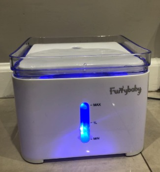 New Cat Drinking Water Fountain, LED Automatic Pet Water Dispenser