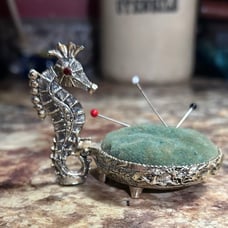 Vintage Seahorse Pin Cushion