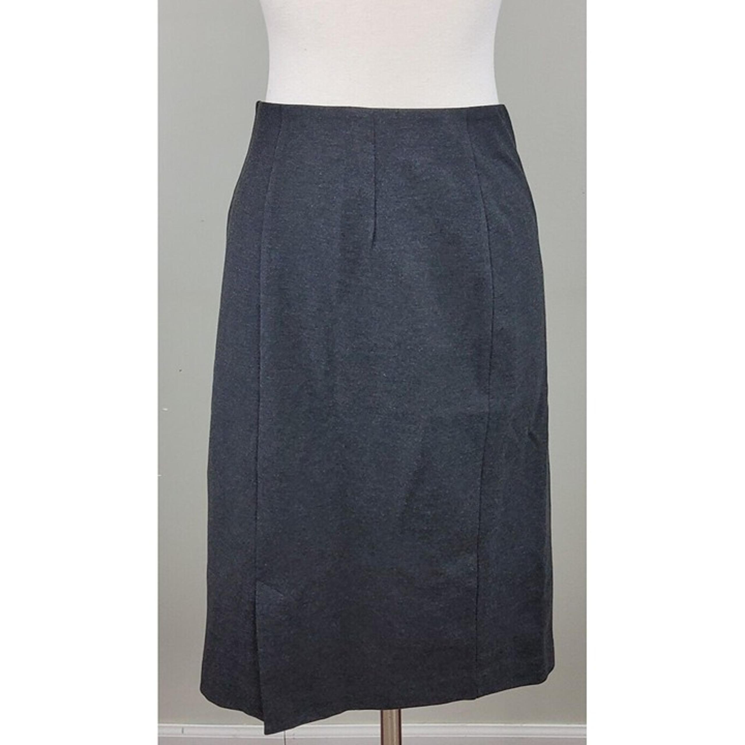 Uniqlo Women's Straight Pencil Skirt Grey Size M