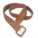 Vintage Leather Belt Small Brown Braided Belt Mexico (Could fit XS)