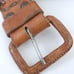 Vintage Leather Belt Small Brown Braided Belt Mexico (Could fit XS)