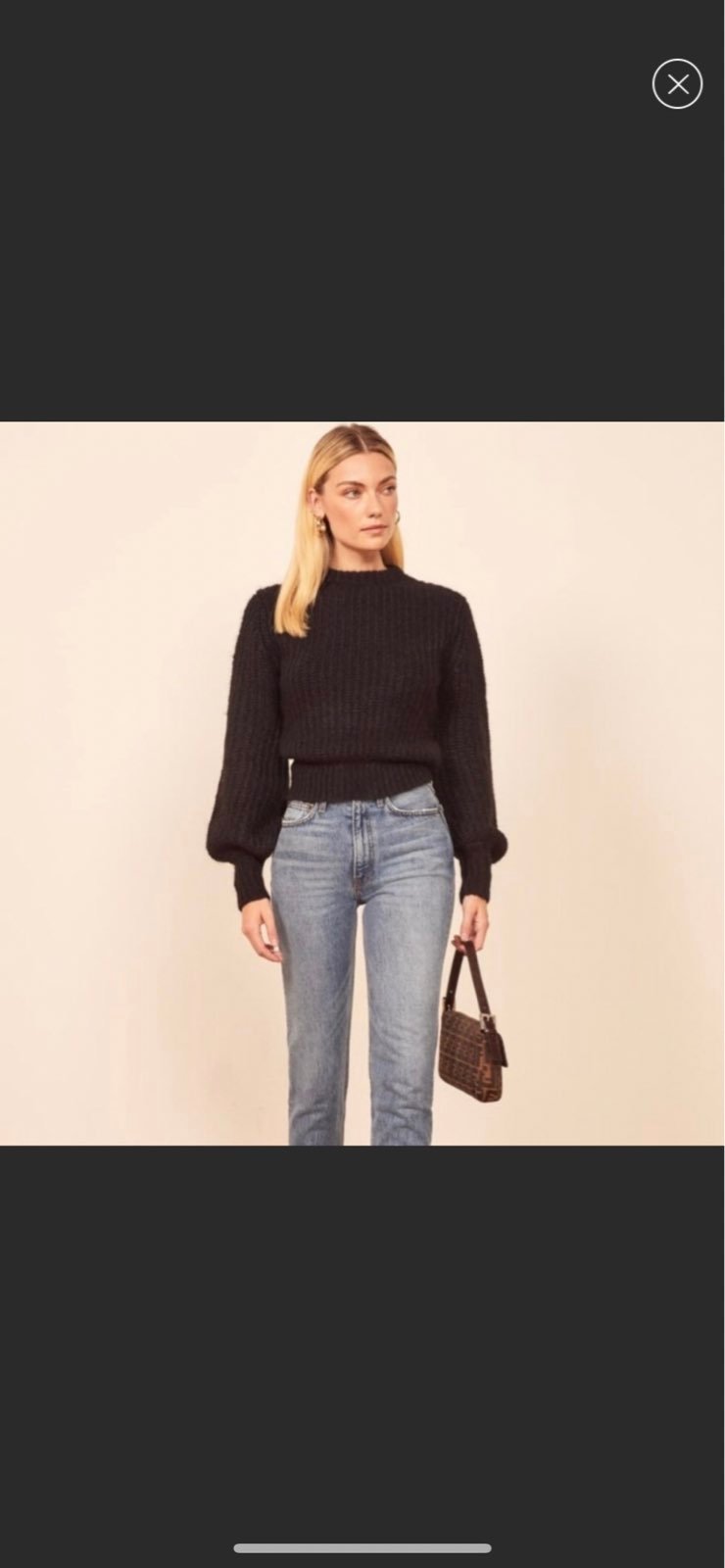 Reformation Tatum Alpaca Sweater