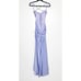 NWOT La Femme Womens Jersey Gown 28296 Strappy Back Light Periwinkle Size 4