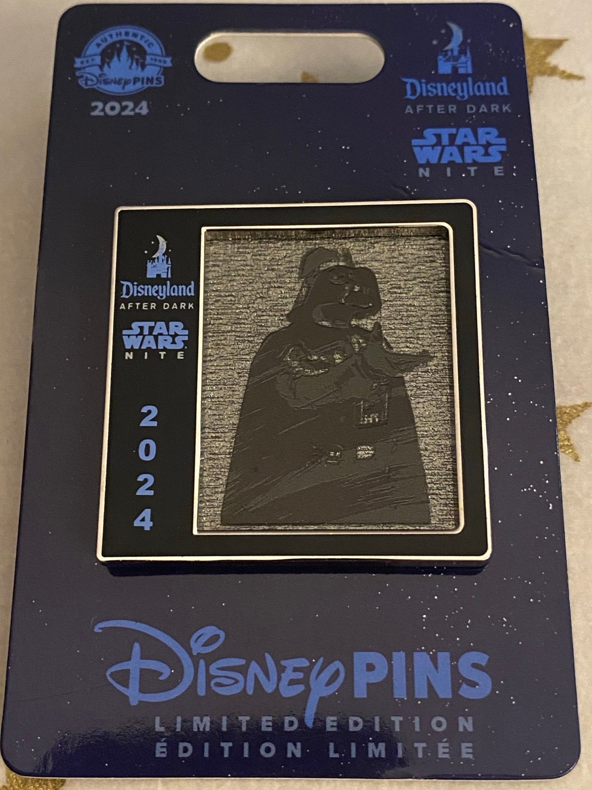 Disneyland After Dark Darth Vader Star Wars Nite 2024 Disney Parks LE Pin