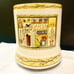 Floral Garden Full Size Glass Jar Candle Warmer Home Tabletop Decor