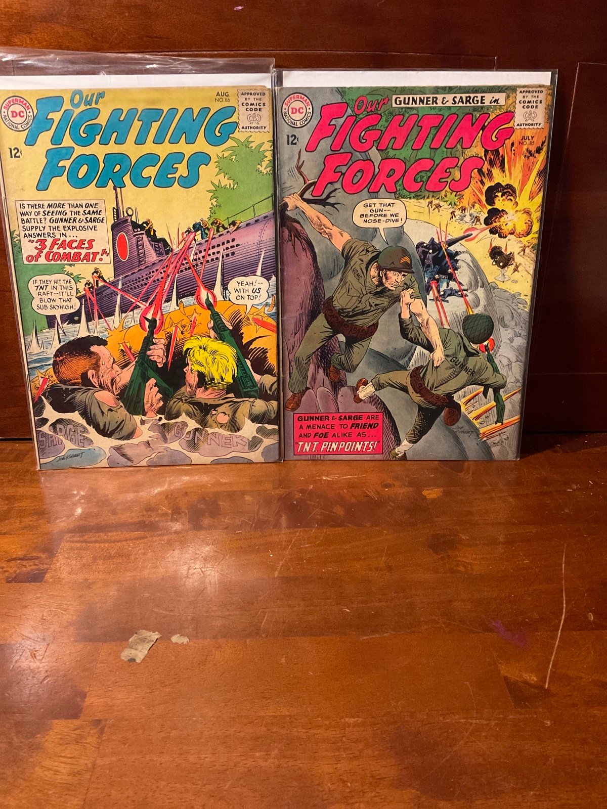 Our Fighting Forces comics lot