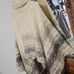 NWOT France handmade mohair blend Turtleneck Poncho