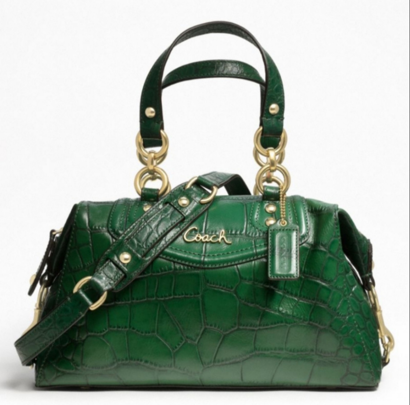Coach Embossed Satchels | Mercari