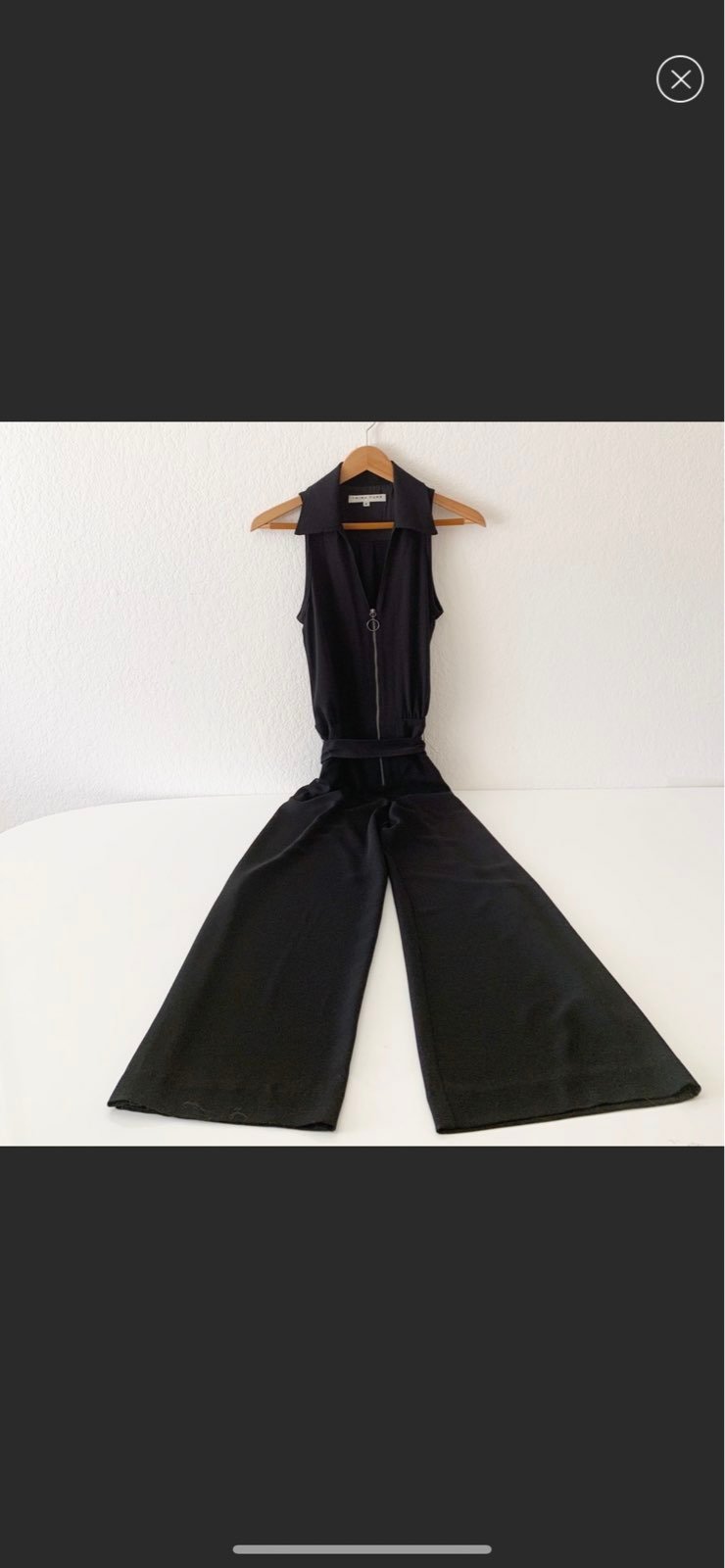 Trina Turk Front Zip Tie Waist Jumpsuit, NWOT
