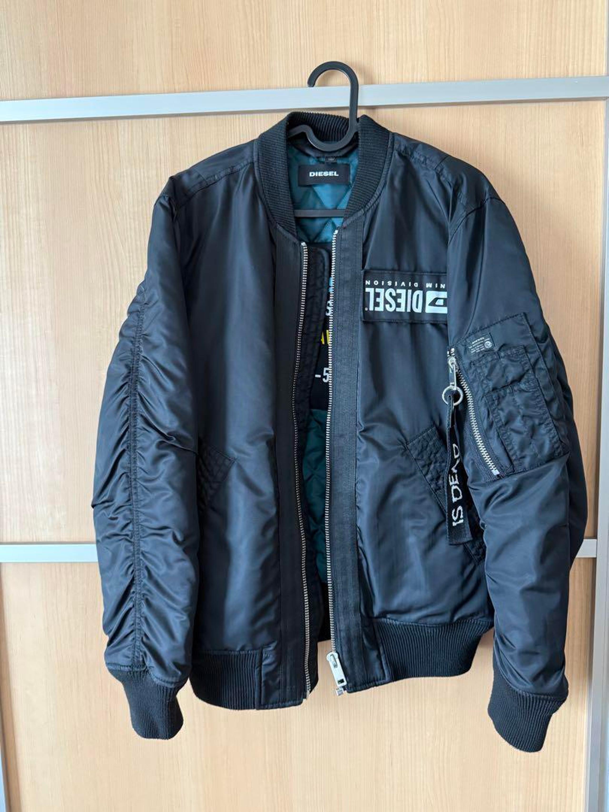 DIESEL MA-1 Jacket, Black, Size S