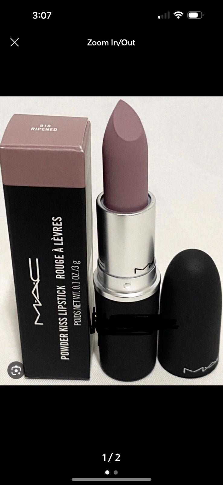 MAC 918 Ripened Powder Kiss Lipstick