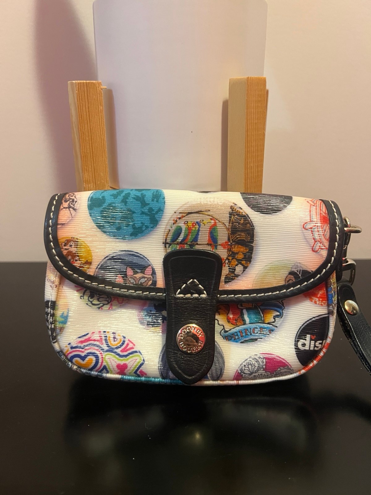 Vintage DISNEY Dooney & Bourke Snap Wristlet