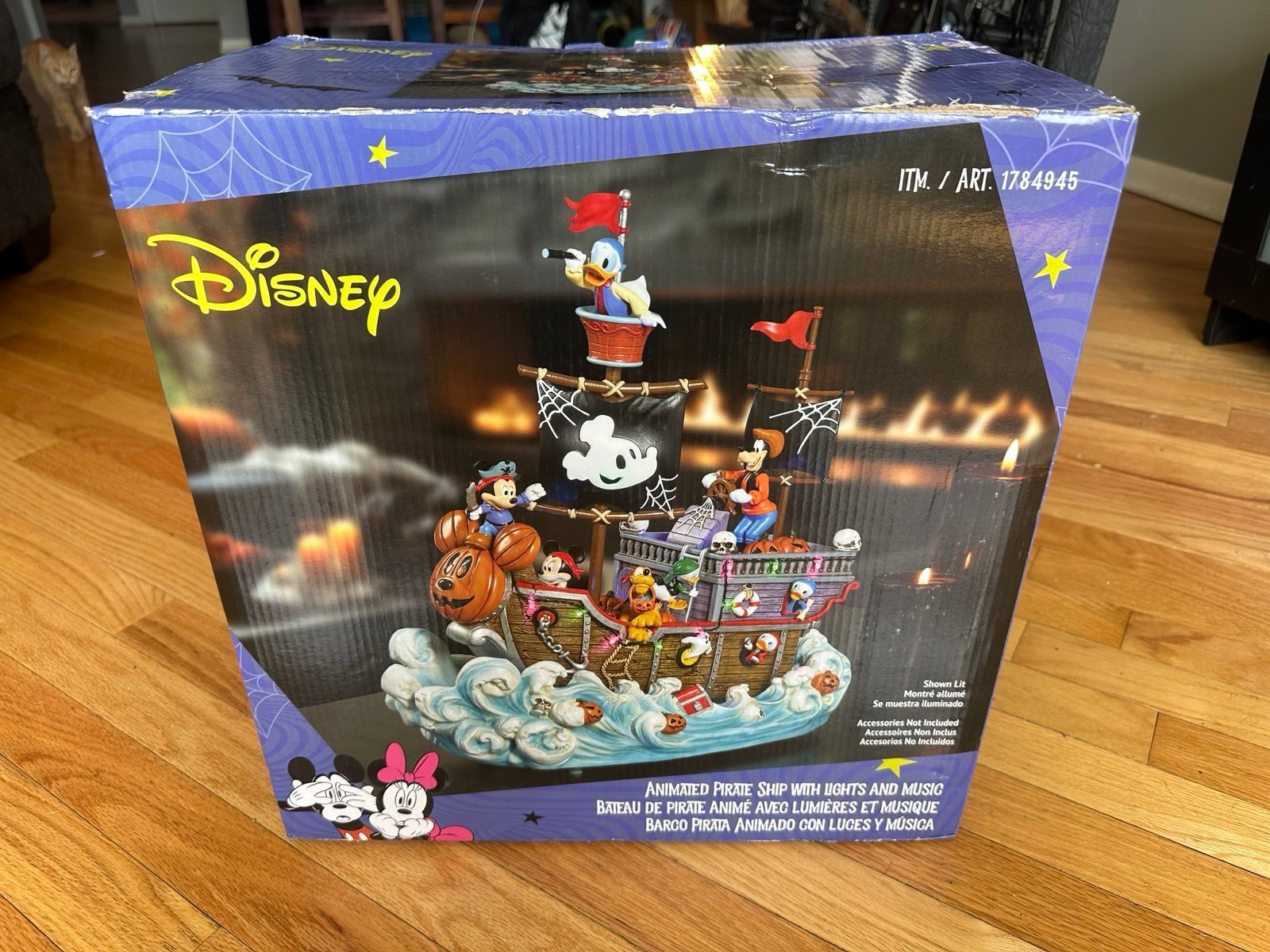 Disney Costco Limited Edition Electronic Musical Pirate Ship New in Box Works