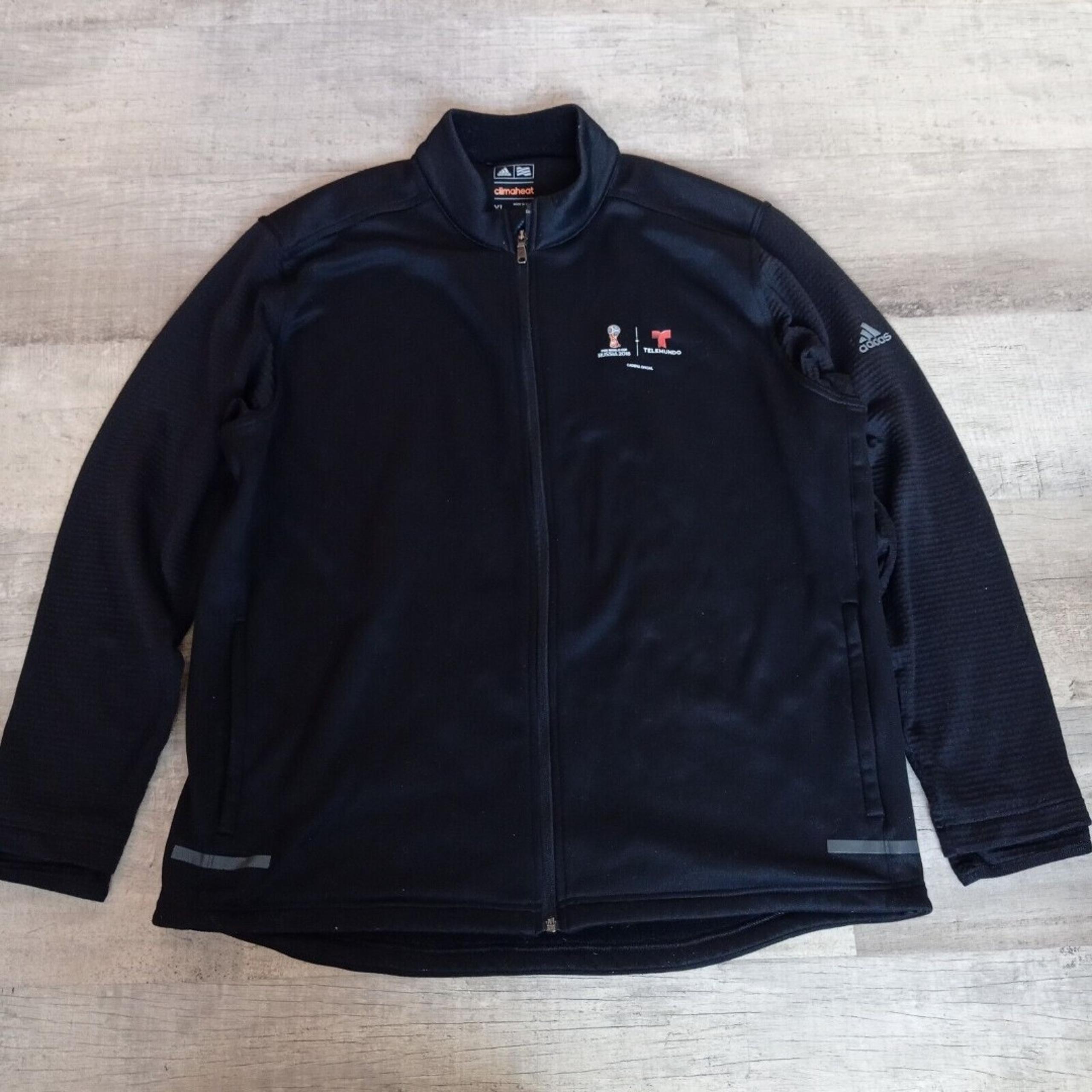 Adidas 2018 Russia Telemundo World Cup Full Zip Jacket Hoodie Men's Size XL