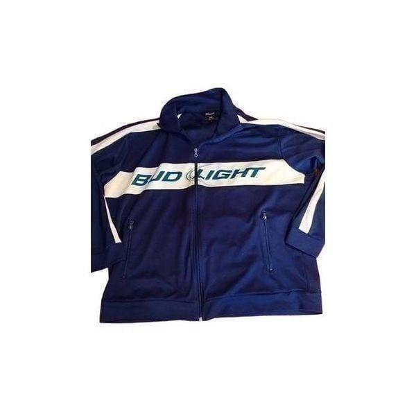 Bud light zip up jacket. Size XXL. In good condition.