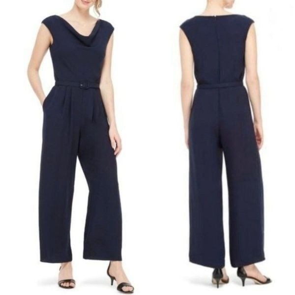 Gal Meets Glam Collection Delia Wide Leg Jumpsuit
