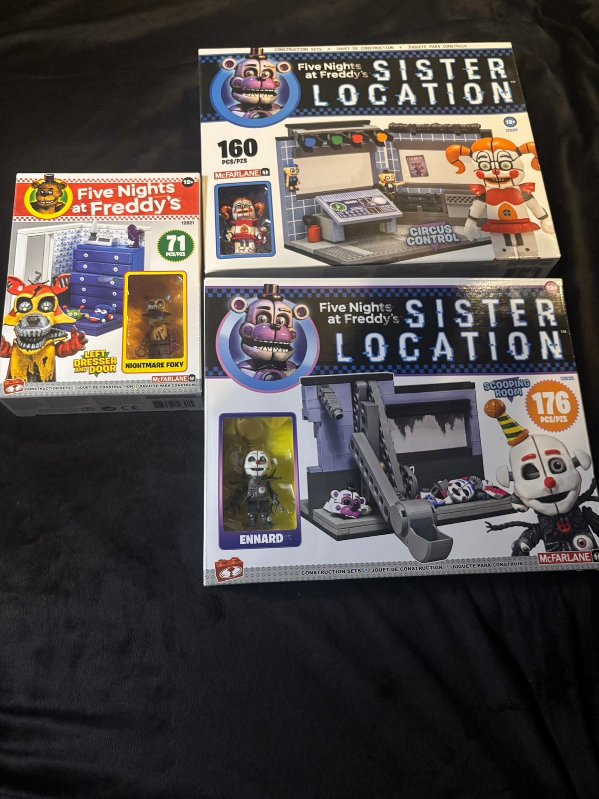 Fnaf mcfarlane sets lot