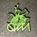 Ganja White Night v1 Green Brain Pin