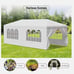 10'x20' Outdoor Wedding Party Tent Gazebo Canopy 6 Removable Window Walls White