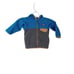 Patagonia Boy's Blue Gray Micro D Snap-T Hooded Fleece Jacket Size 6-12M
