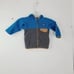 Patagonia Boy's Blue Gray Micro D Snap-T Hooded Fleece Jacket Size 6-12M