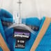 Patagonia Boy's Blue Gray Micro D Snap-T Hooded Fleece Jacket Size 6-12M