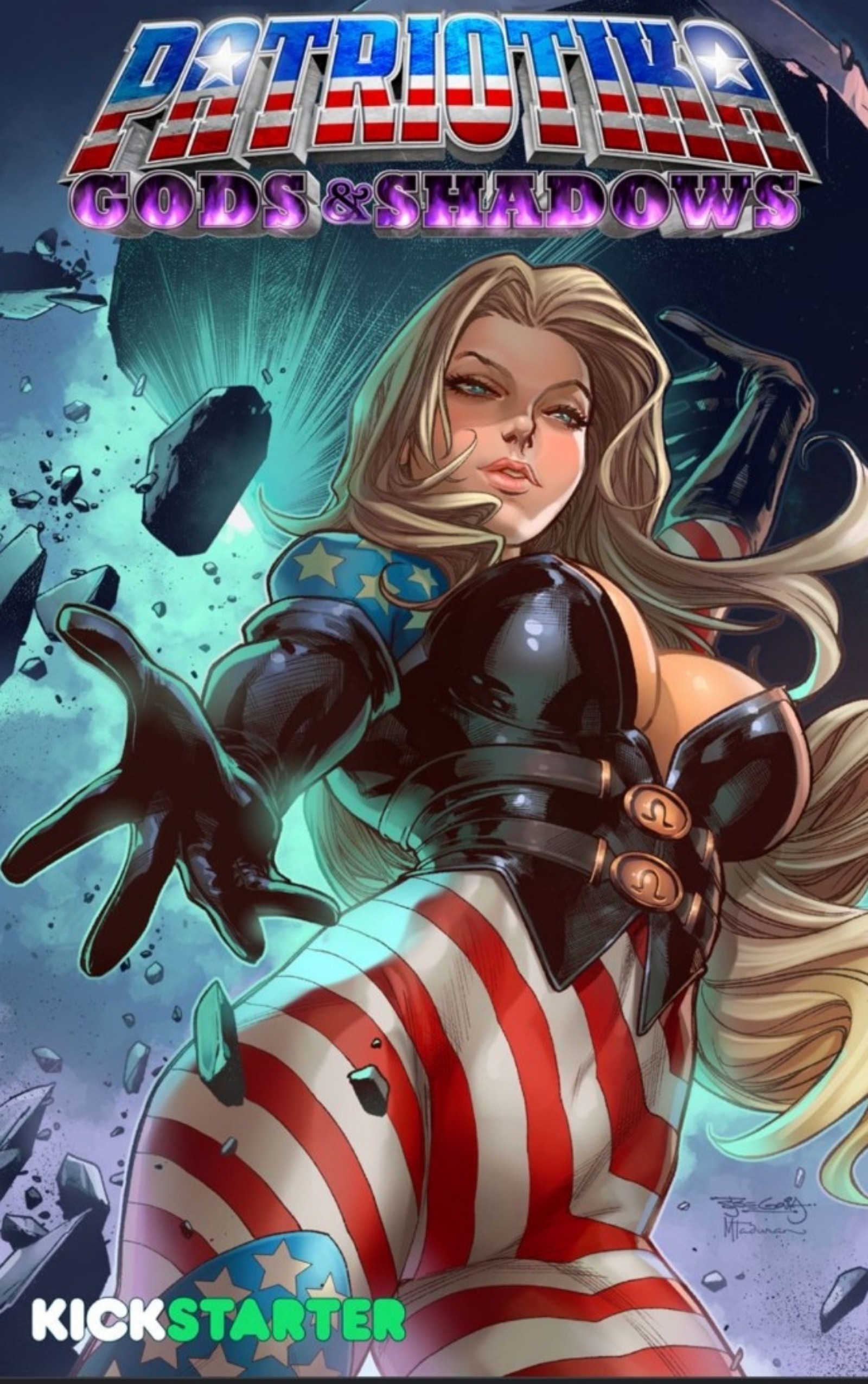 Patriotika God's and Shadows volume 2 ultra Rare cover 1/15