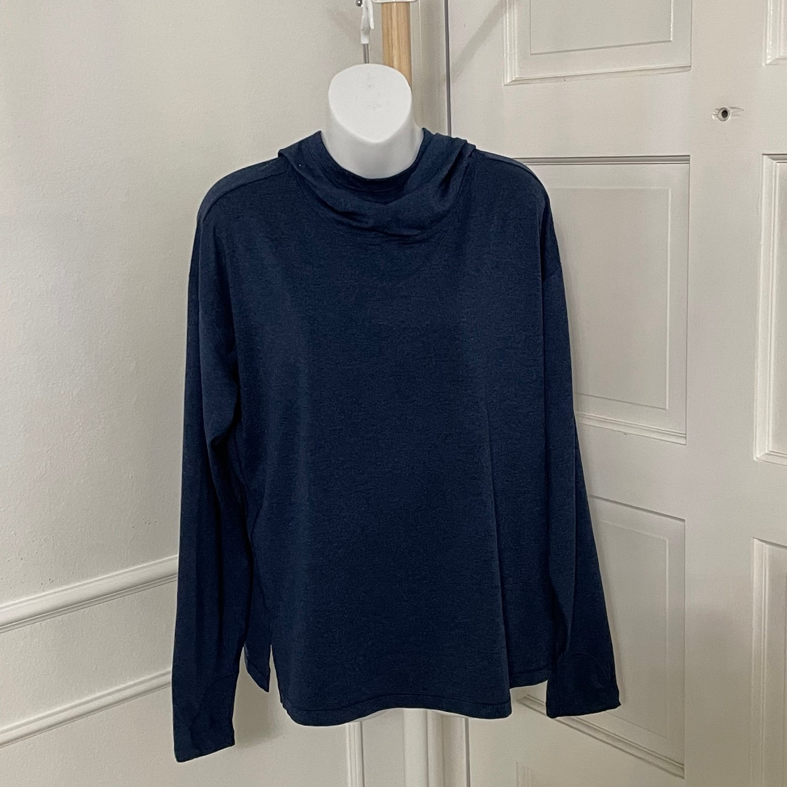 Athleta Uptempo II Hoodie Sweatshirt Blue