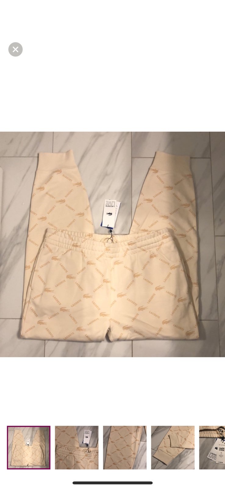 Men’s Lacoste Pattern Sweatpants