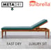 Metadri Chaise Lounge Cushion 23x75x2.5” (Cast Breeze)