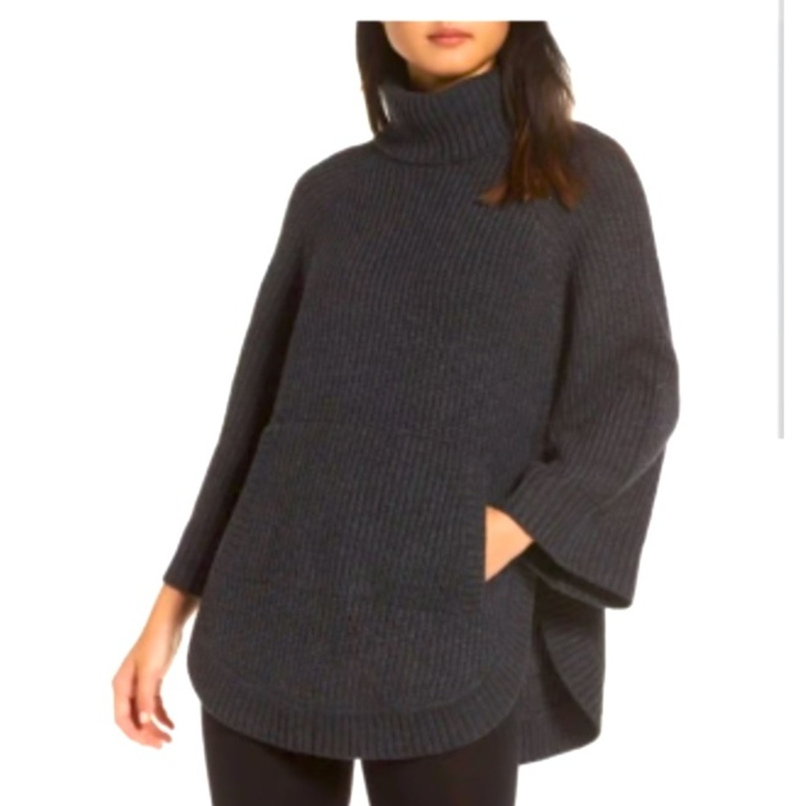 UGG Raelynn Sweater Poncho small boho knit cozy fall size small $122