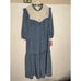 VTG NWT Mako Hawaii Womens Blue Floral Cottagecore Prairie Midi Dress Size 18P