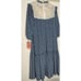 VTG NWT Mako Hawaii Womens Blue Floral Cottagecore Prairie Midi Dress Size 18P