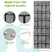 Over the Door Shoe Organizer, 24 Large Pockets