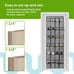 Over the Door Shoe Organizer, 24 Large Pockets